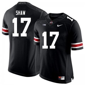 NCAA Ohio State Buckeyes Men's #17 Bryson Shaw Black Nike Football College Jersey BXR7245LU